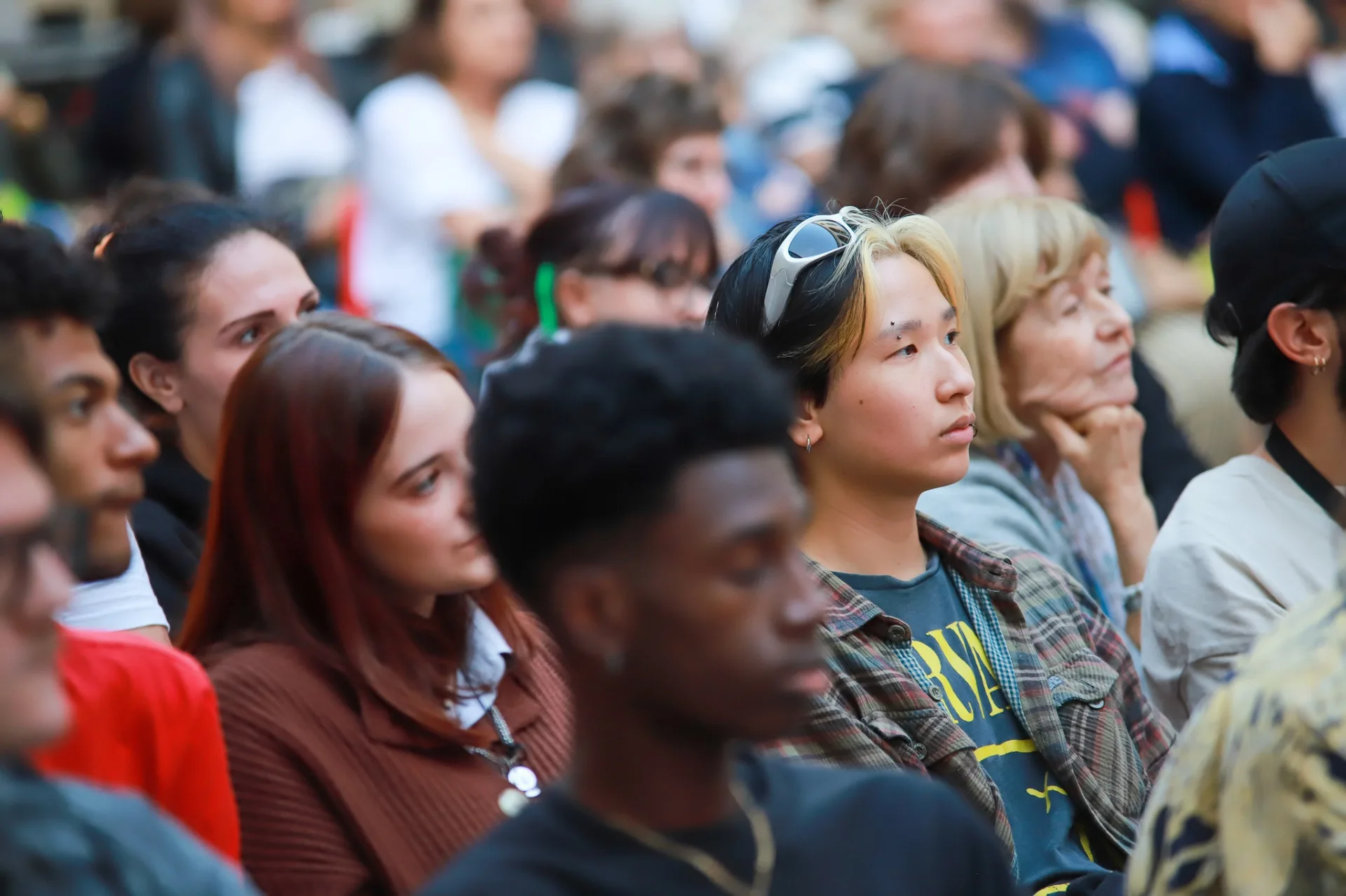 Il pubblico del Raccolti Festival al reading di Toxic